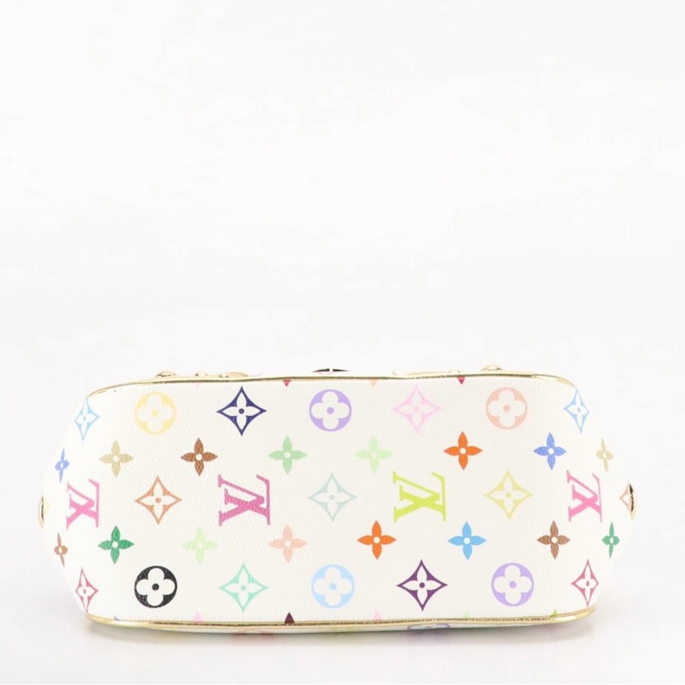 Louis Vuitton x Takashi Murakami Multicolor White & Gold Marilyn Shoulder Bag - Picture 4 of 7